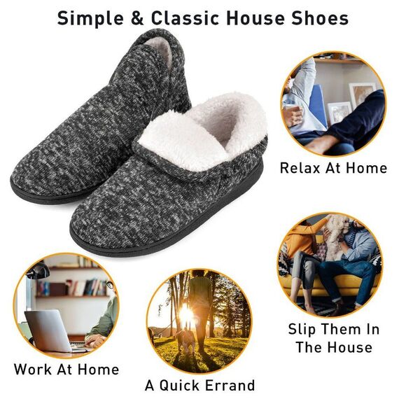 Women Slippers Warm House Shoes Fluffy Fuzzy 6 - Picture 8 of 8